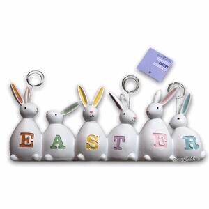 NWT Celebrate Easter Together Bunny Rabbit Photo or Card Display Holder
